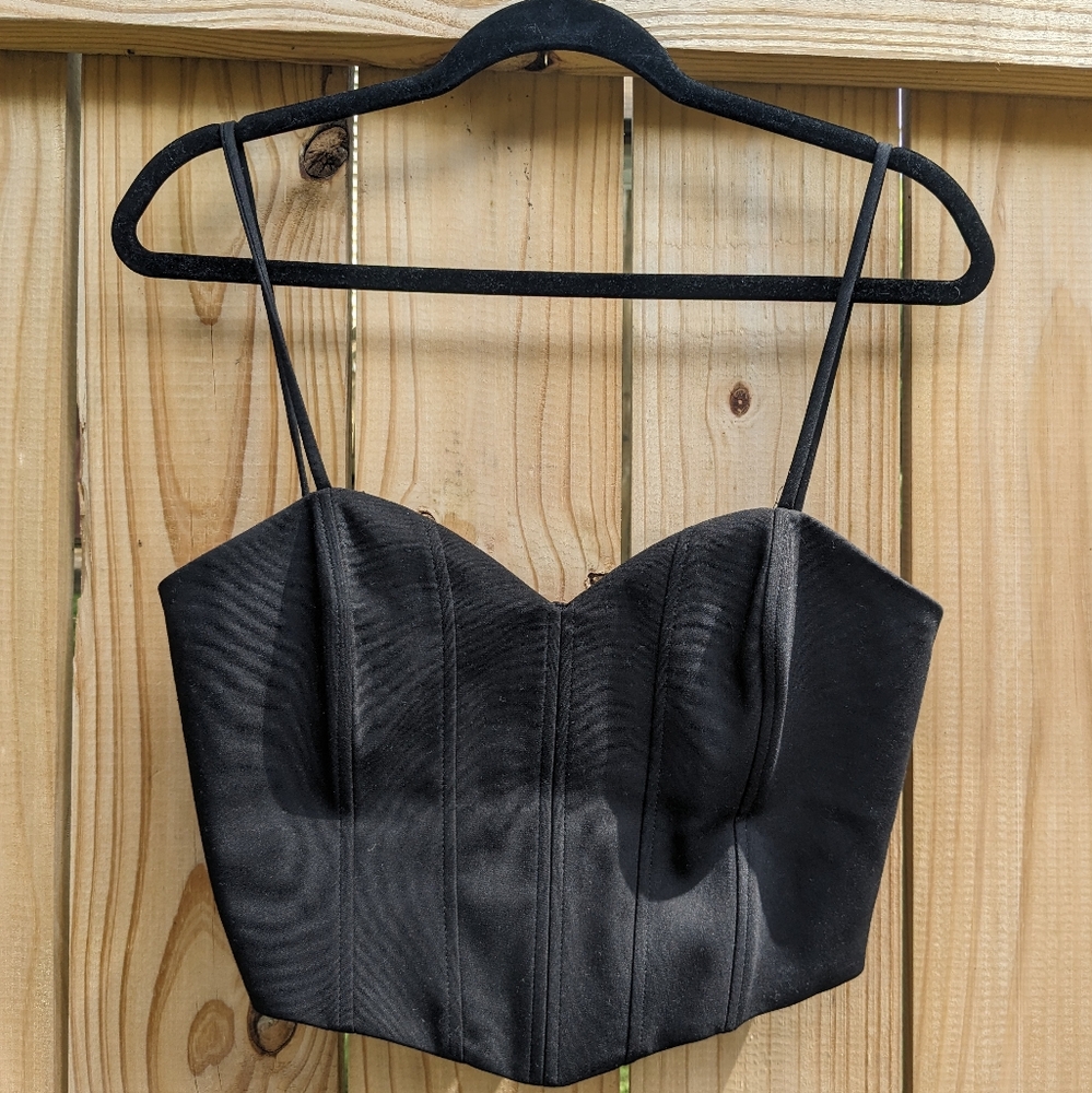 NWOT Zara Corset Sweetheart Tank